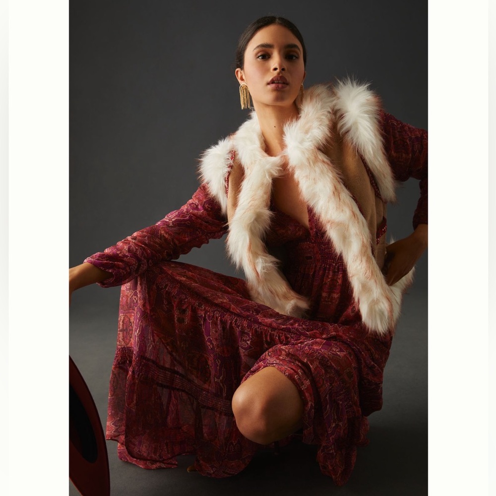 Scotch & Soda Faux Fur Vest